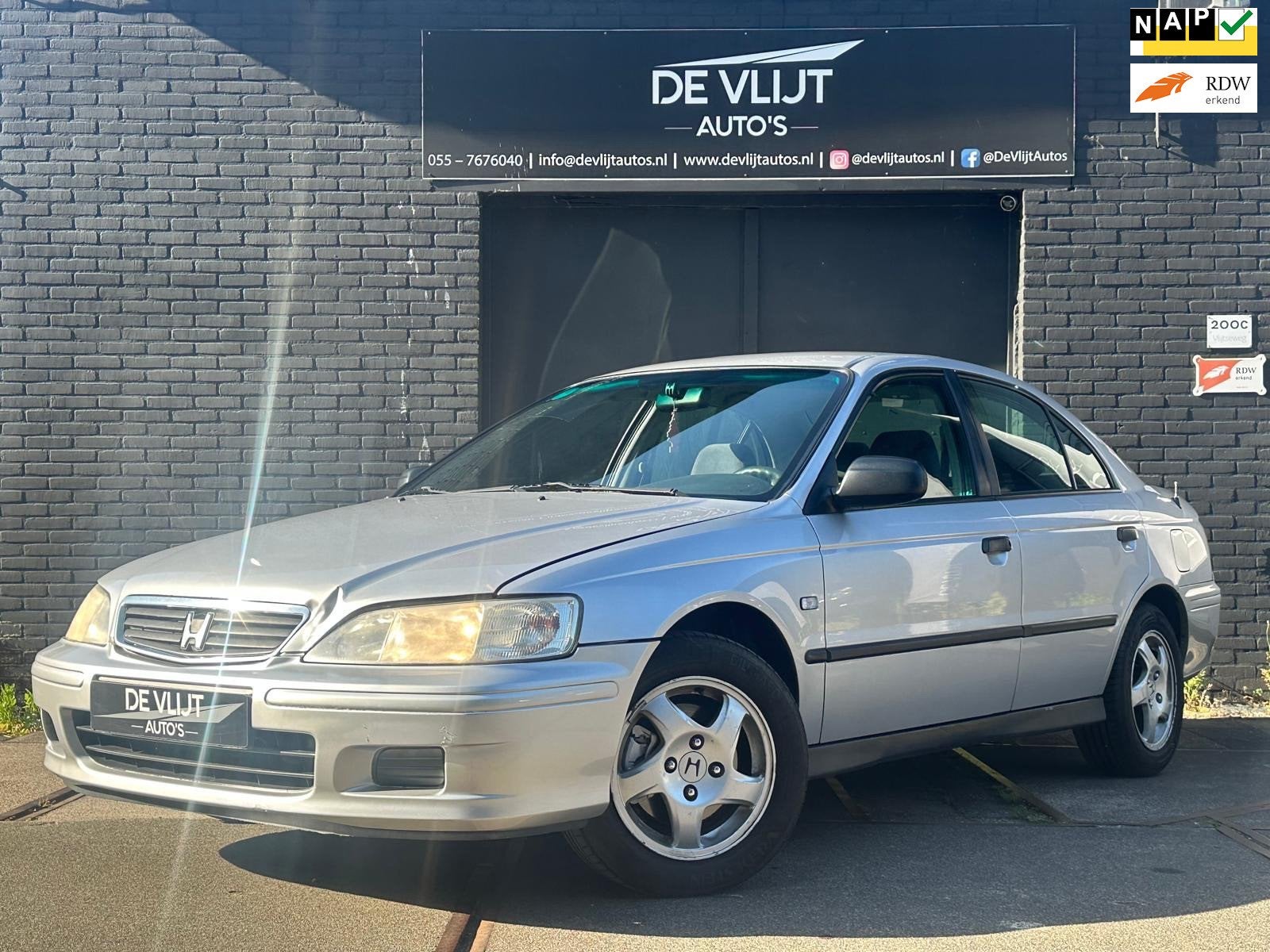 Honda Accord 1.8i LS | Automaat | Elektrische Ramen | Carpla, Auto's, 1330 kg, Gebruikt, Zwart, 4 cilinders