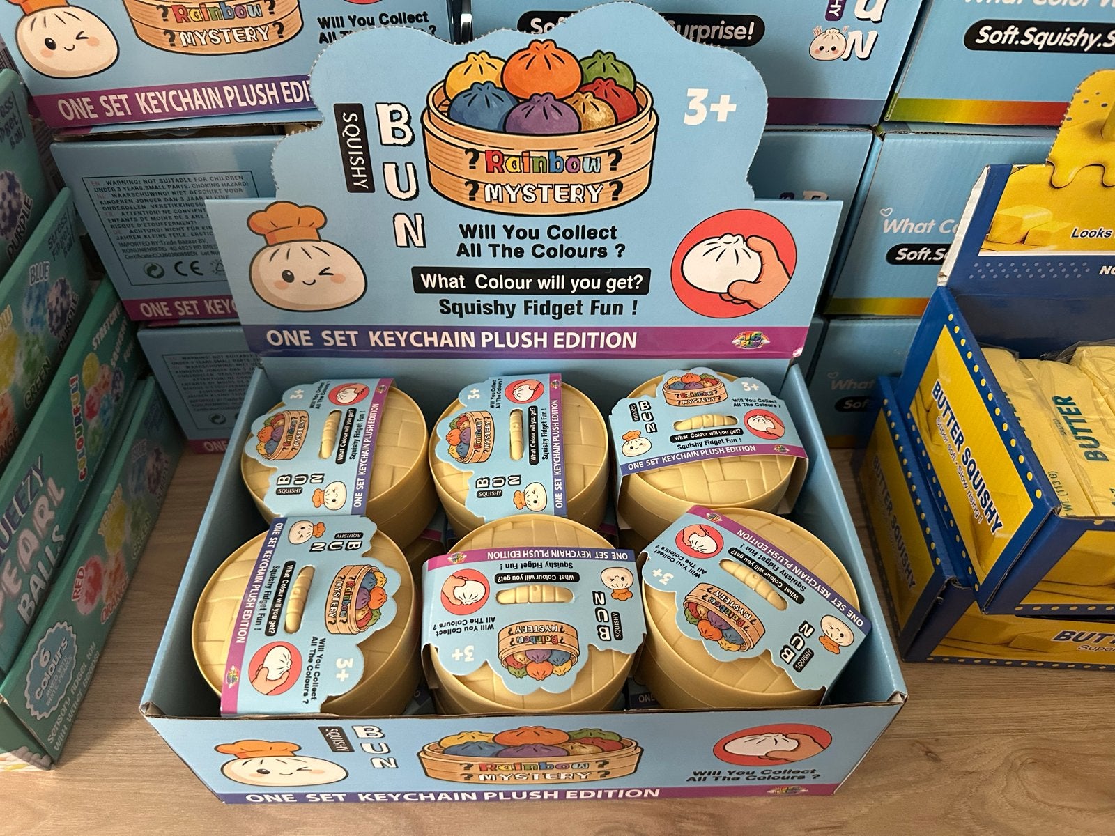 Squishy Dumpling Rainbow Mystery of Pluche, Ophalen of Verzenden, Nieuw, Jongen of Meisje