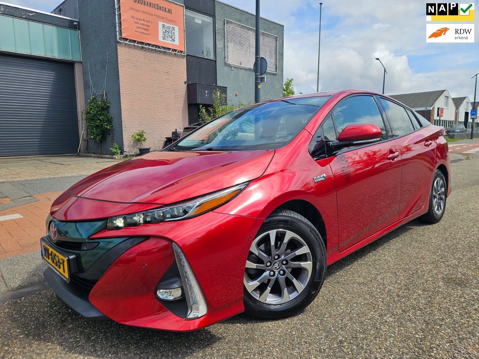 Toyota Prius 1.8 Plug-in Business Plus GARANTIE Leer 5zitter, Auto's, 8 kWh, Gebruikt, Euro 6, 4 cilinders