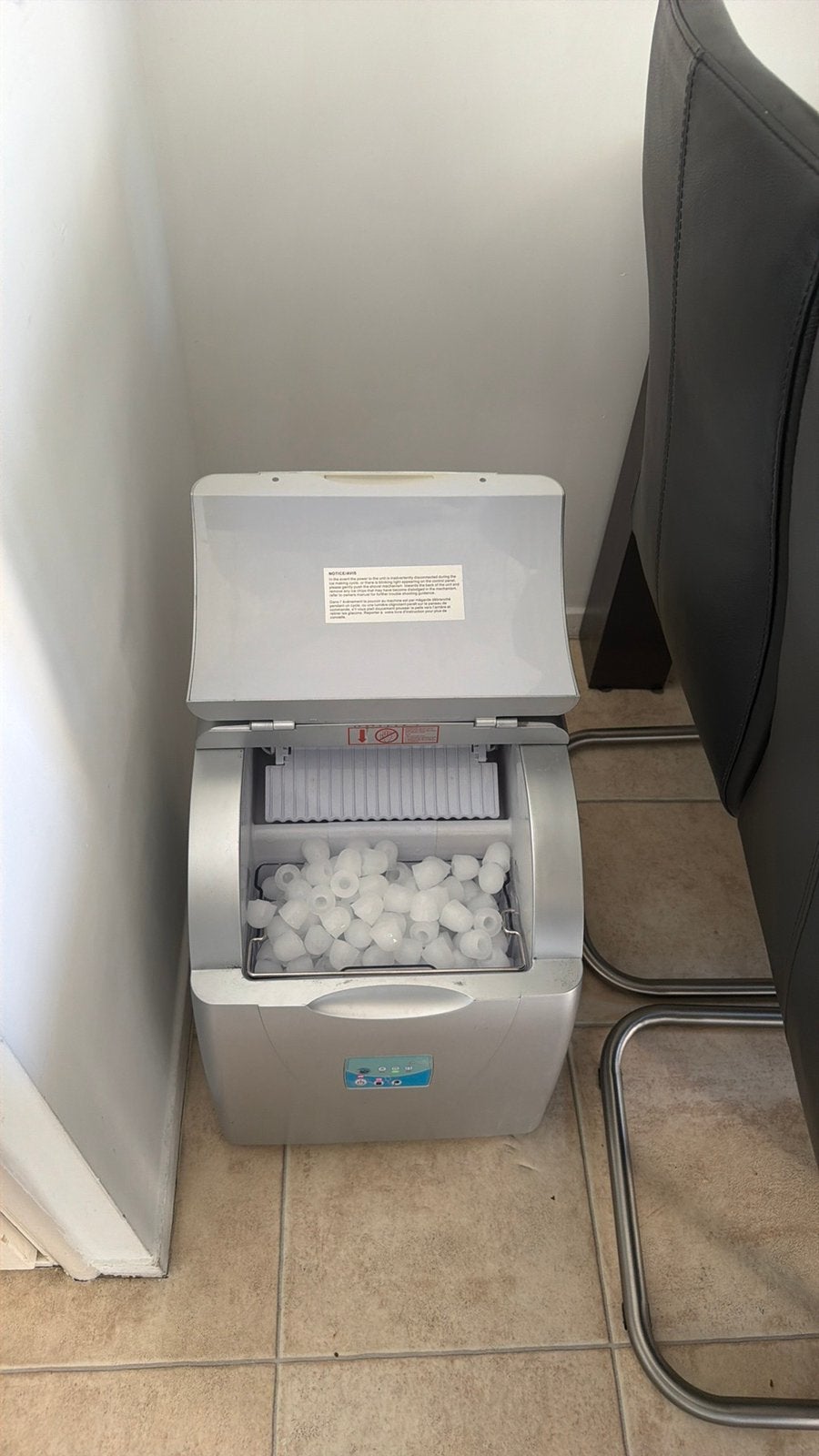 IJsblokjes machine, Ophalen, Gebruikt
