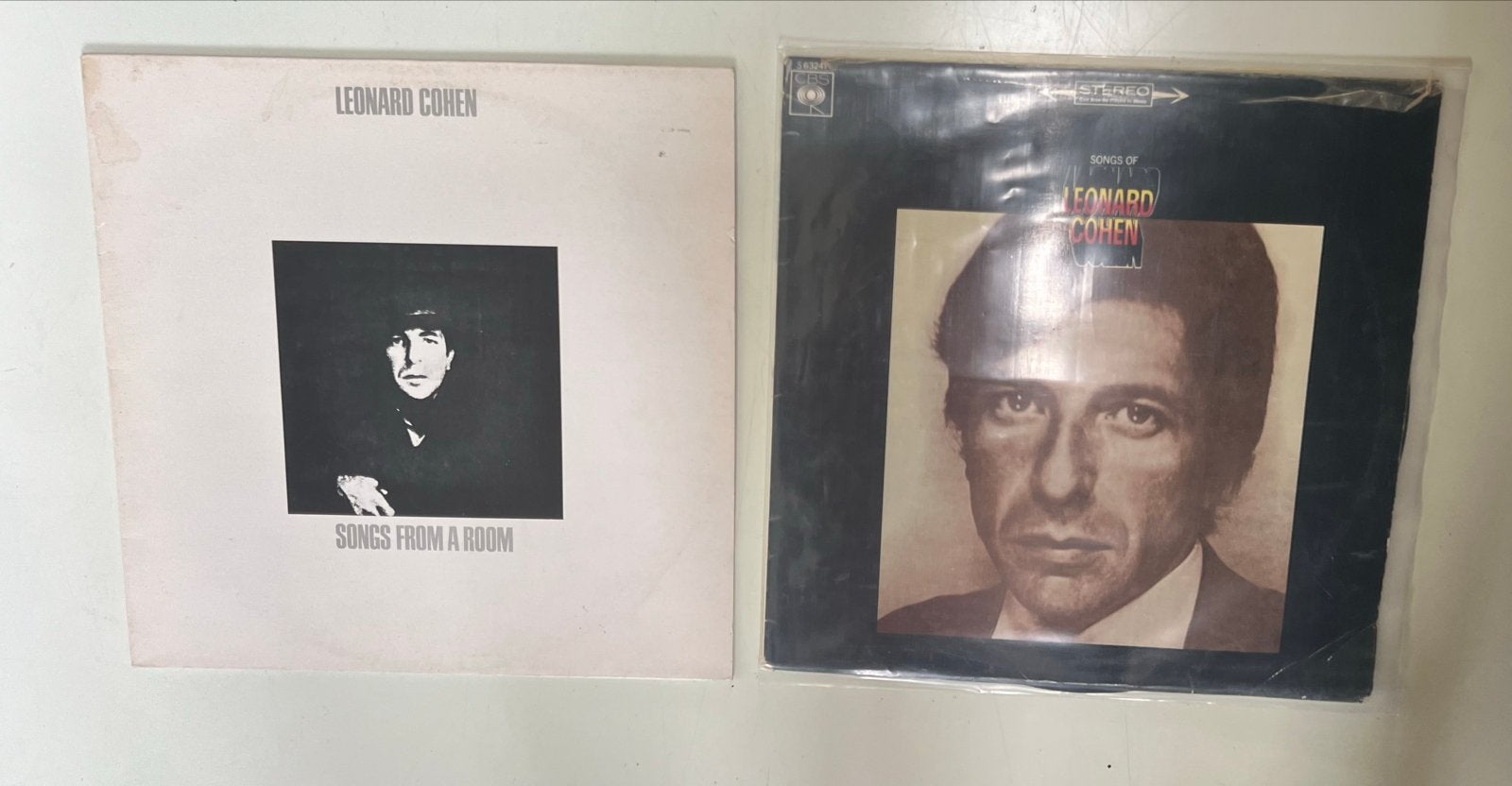 Leonard Cohen LP's: Songs From A Room & Songs Of Leonard Coh, LP, Gebruikt, Ophalen of Verzenden, 12 inch