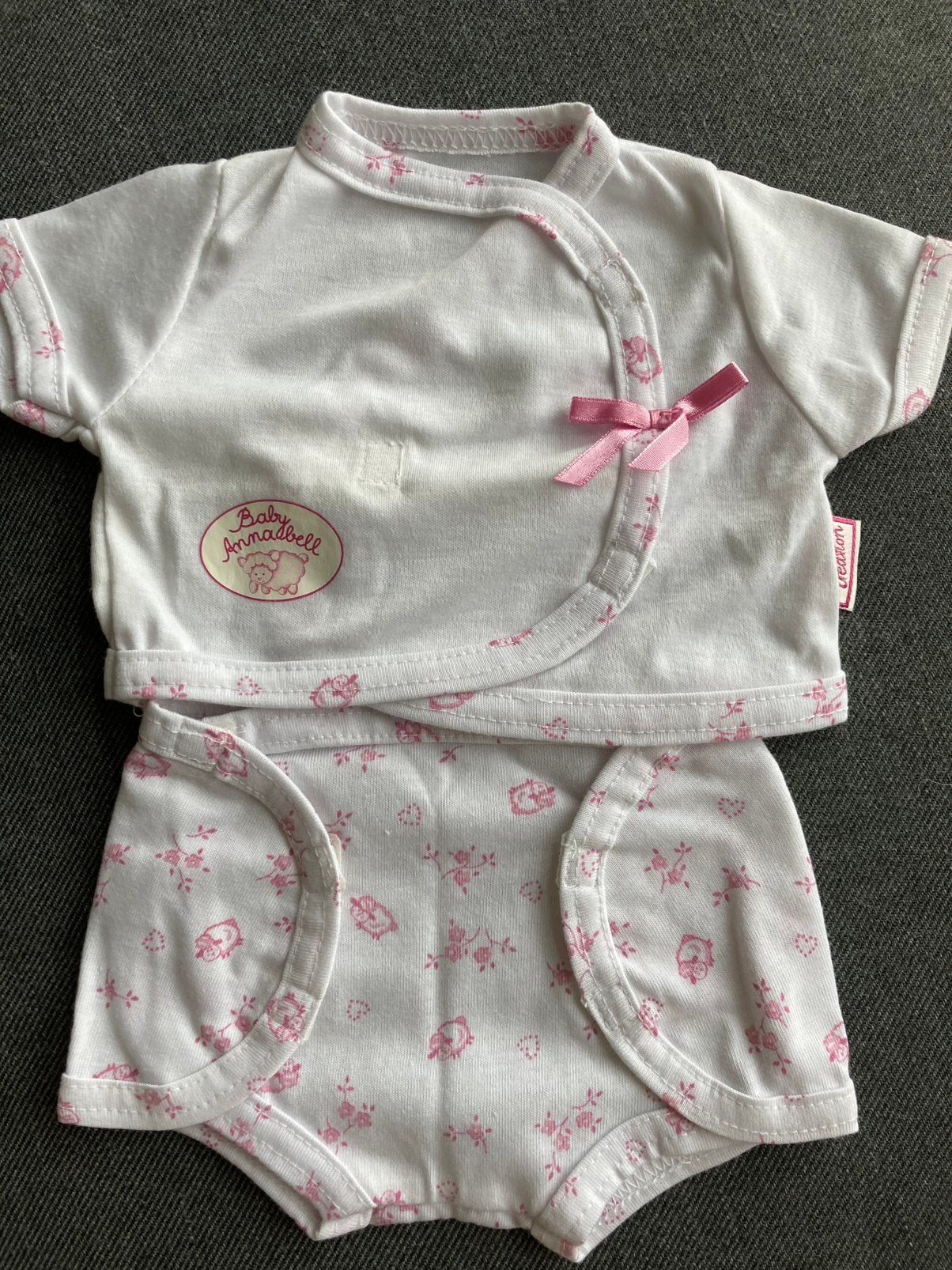 Baby annabell ondergoed setje nieuw, Ophalen of Verzenden, Nieuw, Babypop