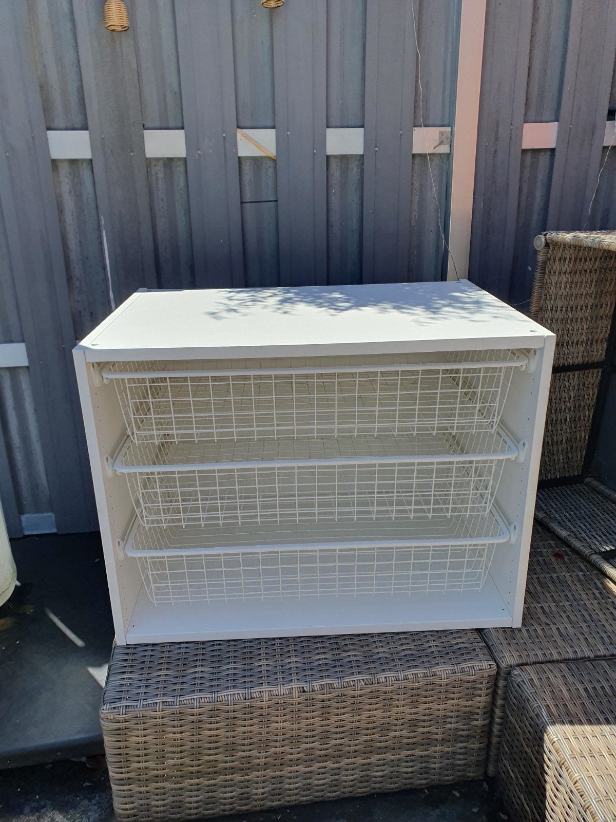 IKEA pax kast 80cm + 3 x KOMPLEMENT mesh basket), Ophalen, Gebruikt