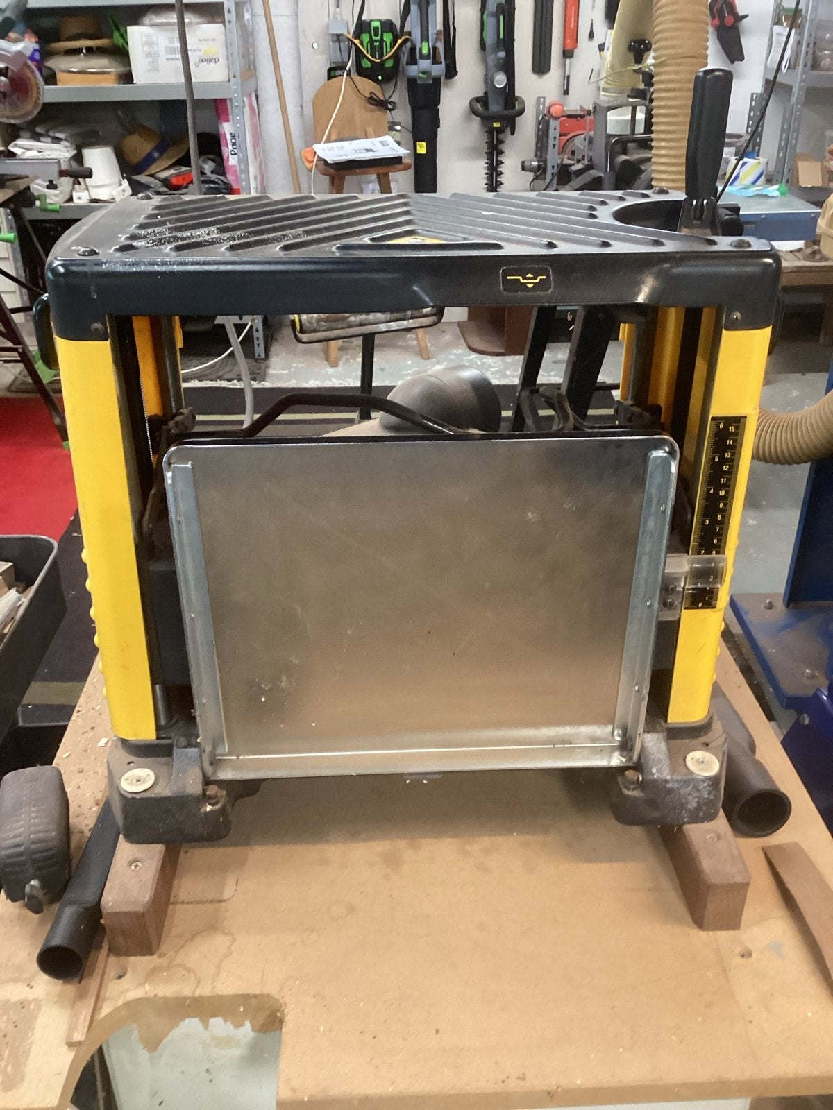 Dewalt DW733-QS Vandikteschaafbank 1800W, Ophalen, Gebruikt, Elektrisch