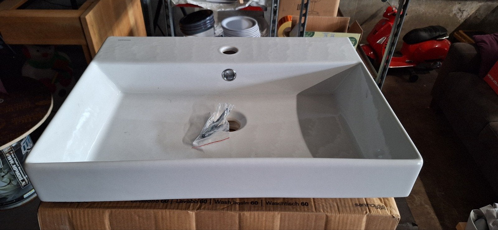 3x Novelda Plus & 2x Sanindusa Hi-dden 66 wastafels, Ophalen, Nieuw, 50 tot 100 cm, Minder dan 100 cm
