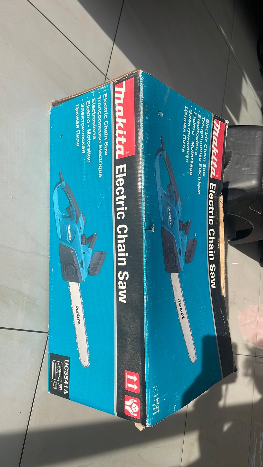 Makita UC3541A Elektrische Kettingzaag zgan, Ophalen, 70 mm of meer, Kettingzaag, Zo goed als nieuw