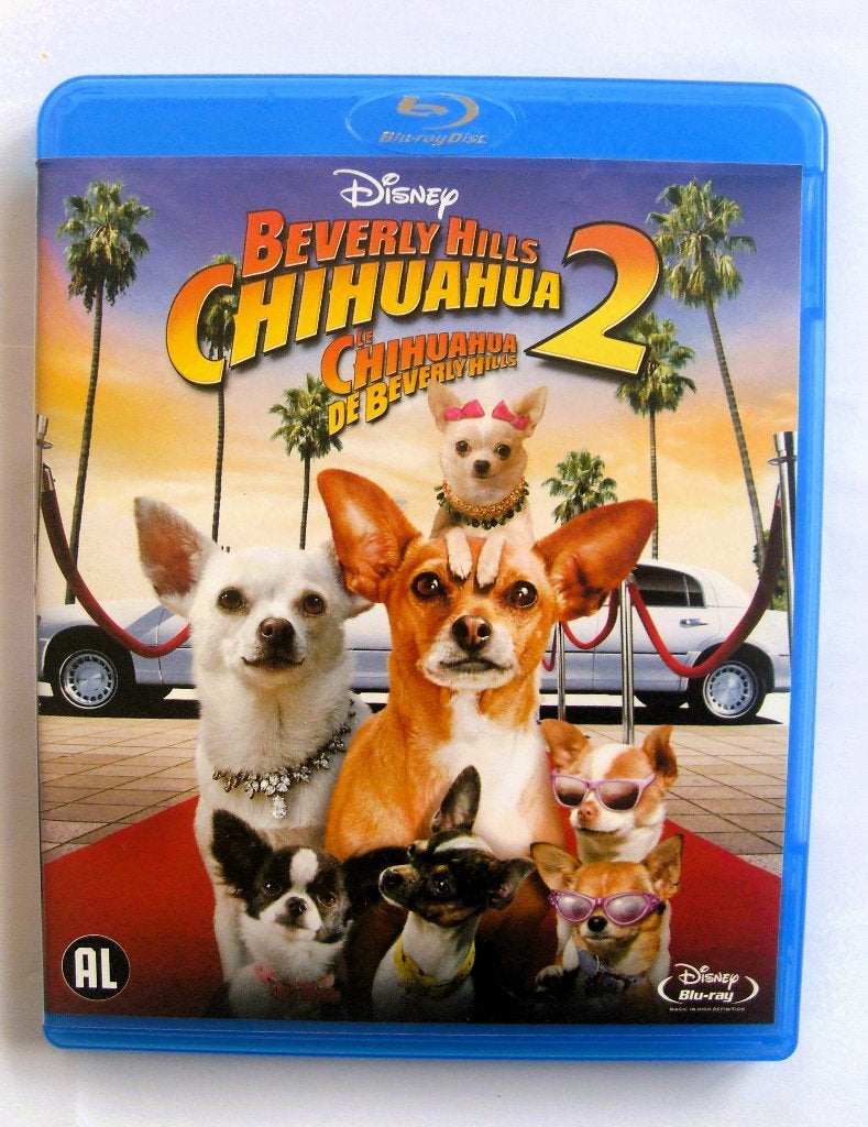 Beverly Hills Chihuahua 2 (originele blu-ray) Disney, Alle leeftijden, Film, Ophalen of Verzenden, Zo goed als nieuw