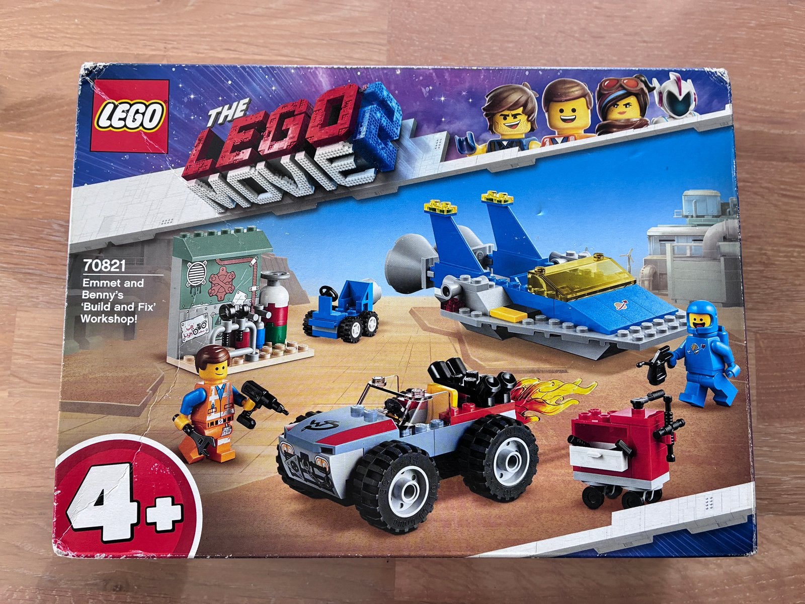 Lego Movie 2 Emmet & Benny’s BuildFix Workshop #70821 (2019), Kinderen en Baby's, Ophalen, Inclusief instructies, Lego, Zo goed als nieuw