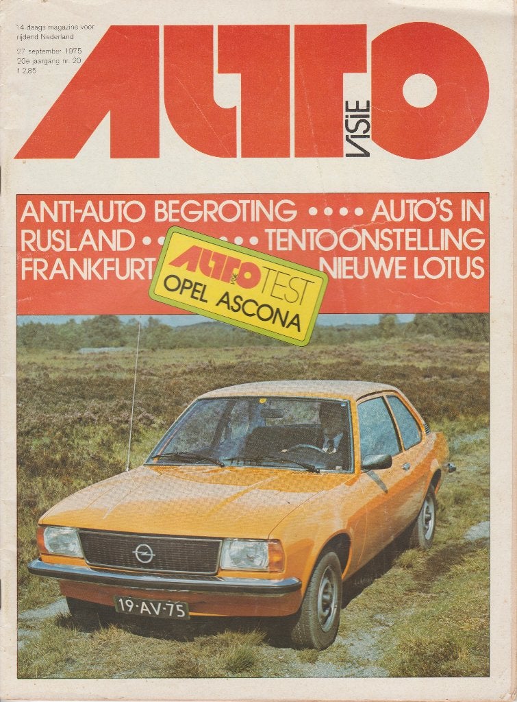 Testen van Opel Ascona B in Autovisie e.a., Gelezen, Opel, Ophalen of Verzenden, Autovisie