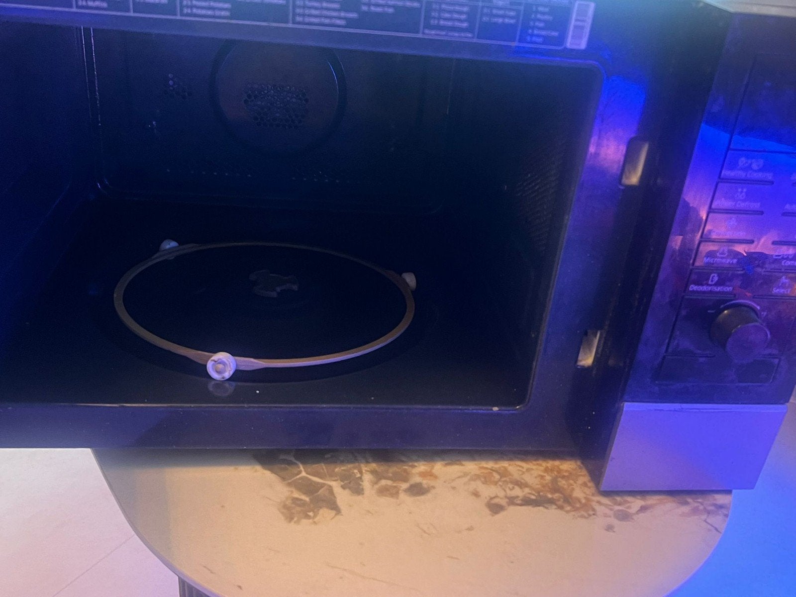 Samsung Combimagnetron - Zo goed als nieuw, Ophalen, Zo goed als nieuw, Hete lucht, Draaiplateau