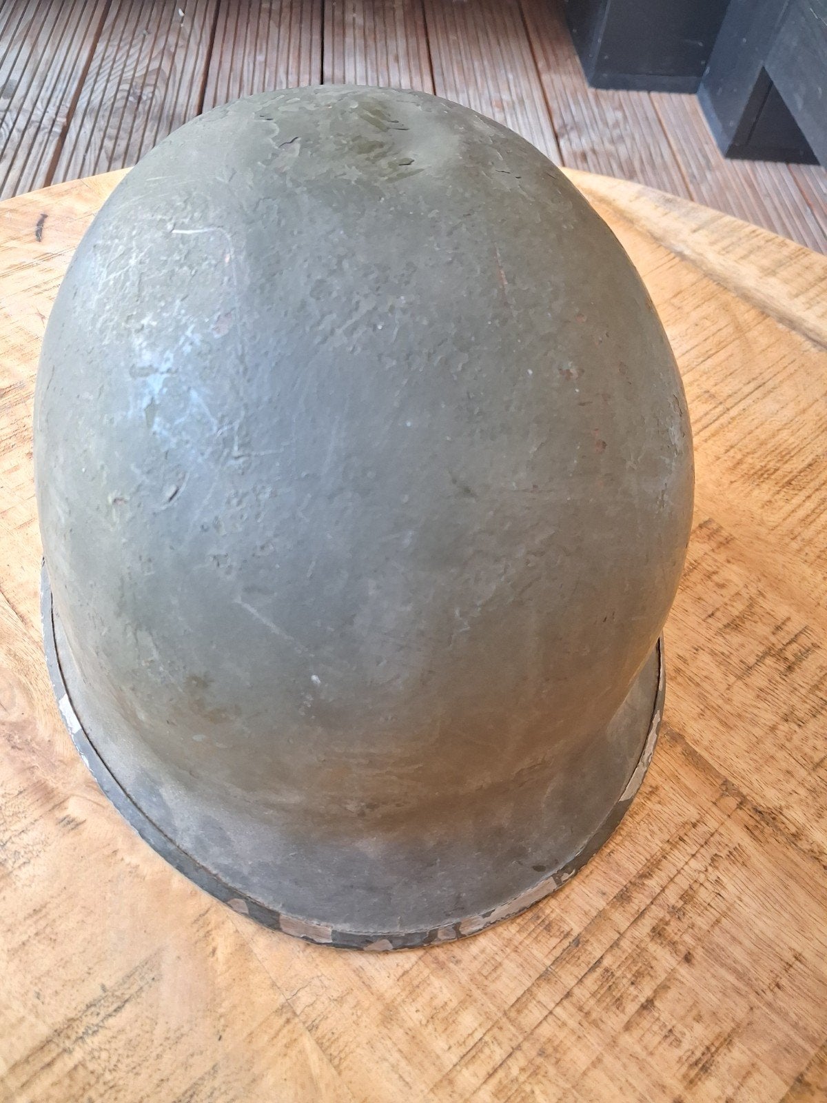 US WW2 M1 Helmet front seam Helm swivel bale, Verzamelen, Amerika, ., Ophalen of Verzenden, .