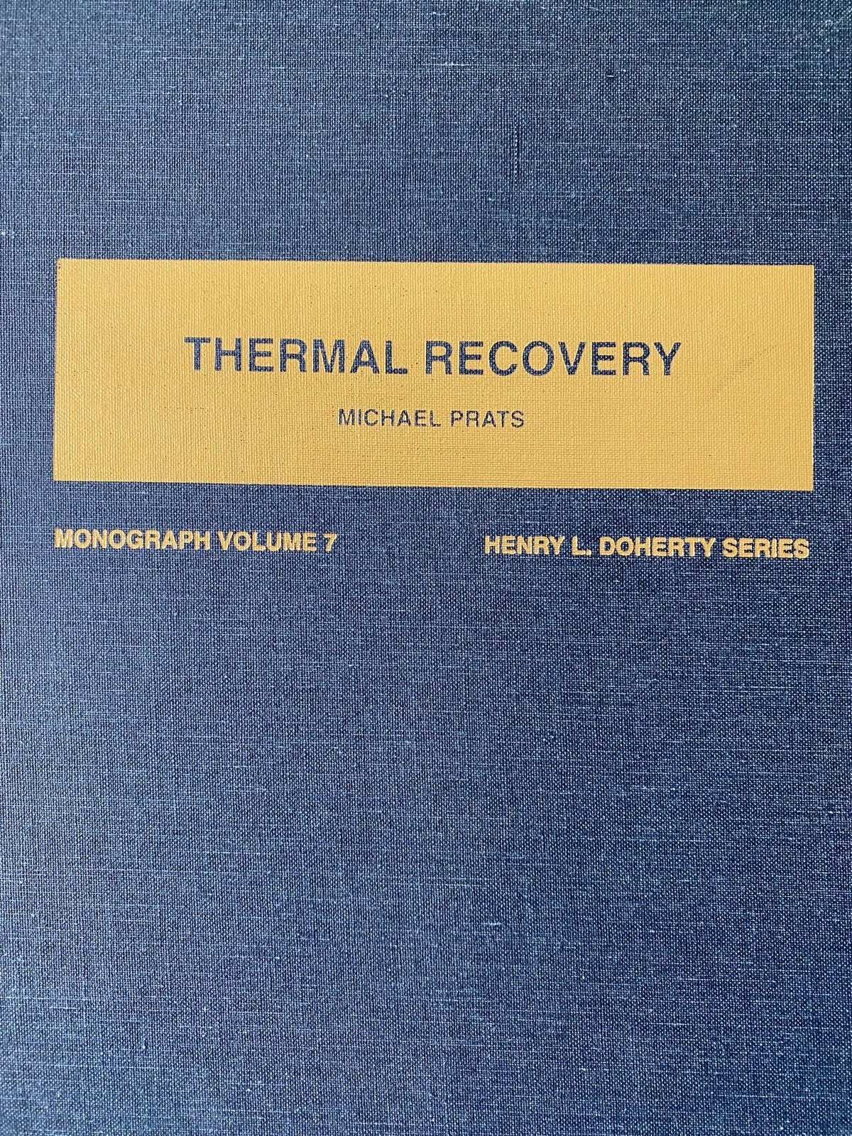 Foto 2 van Thermal Recovery - Monograph Volume 7 door Michael Prats