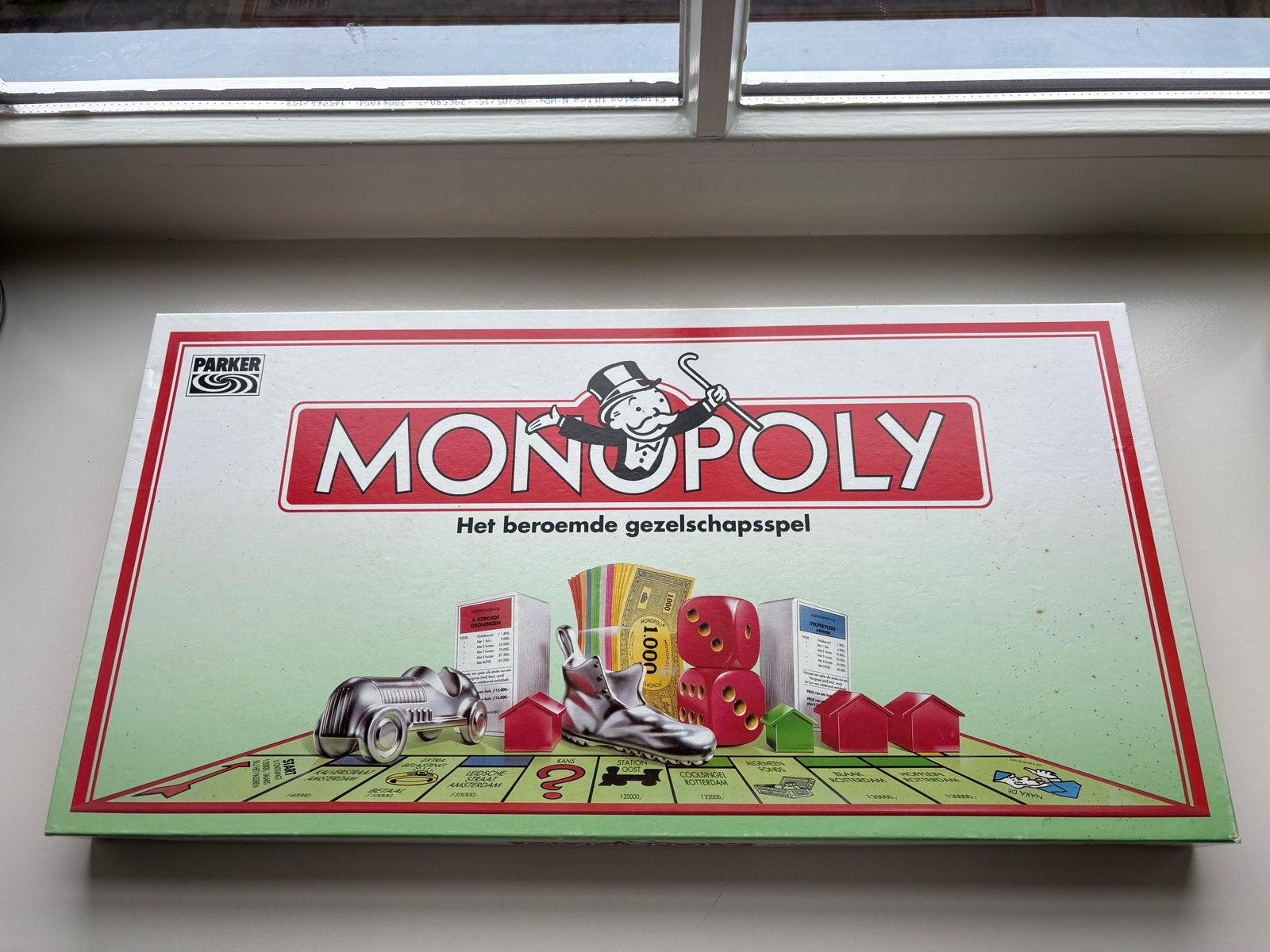 Monopoly Parker Editie 1992 - Het beroemde gezelschapsspel, Drie of vier spelers, Ophalen of Verzenden, Zo goed als nieuw