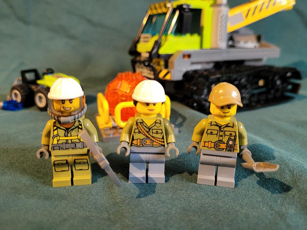 Lego vulkaan crawler (60122), Lego, Ophalen of Verzenden, Compleet, Complete set