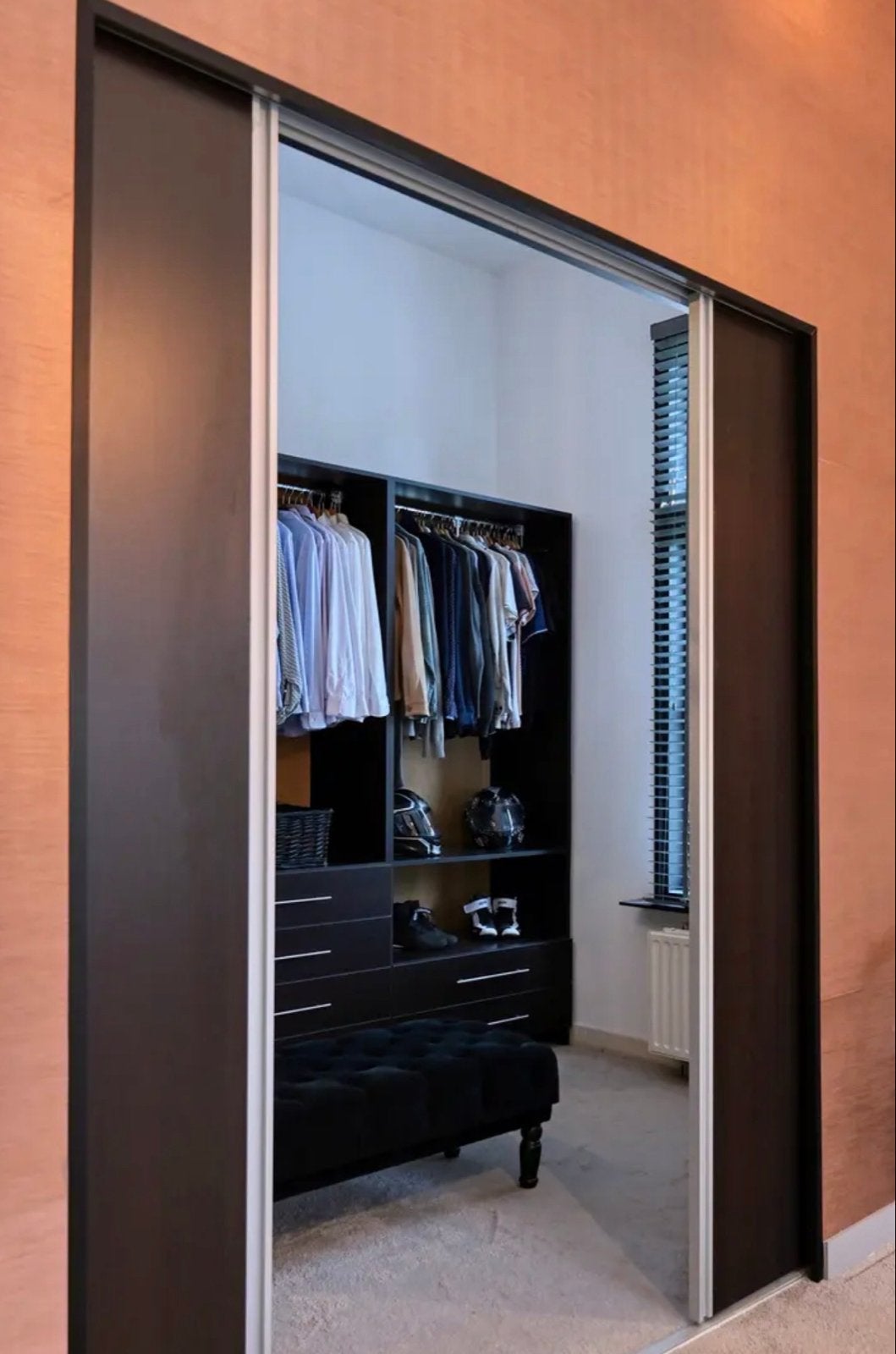 Walk-in closet (5 kasten van 1x2.4m) mét kleding lift, Huis en Inrichting, Kasten | Kledingkasten, Ophalen, Overige materialen