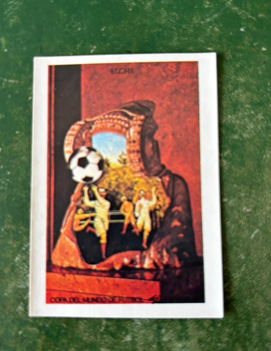 Panini plaatje Poster Elche WK 1982 #19, Verzamelen, Ophalen of Verzenden