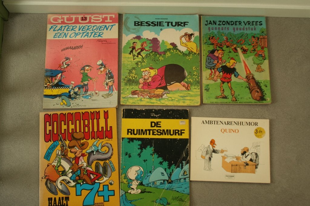 6 x strips, Meerdere stripboeken, Ophalen of Verzenden, Gelezen