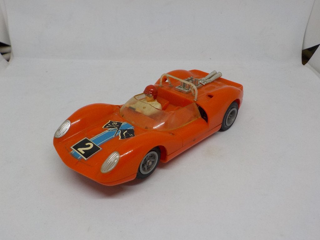 Fleischmann Auto-Rallye 3210 Lotus Rood Getest, Gebruikt, Ophalen of Verzenden, Elektrisch, Fleischmann