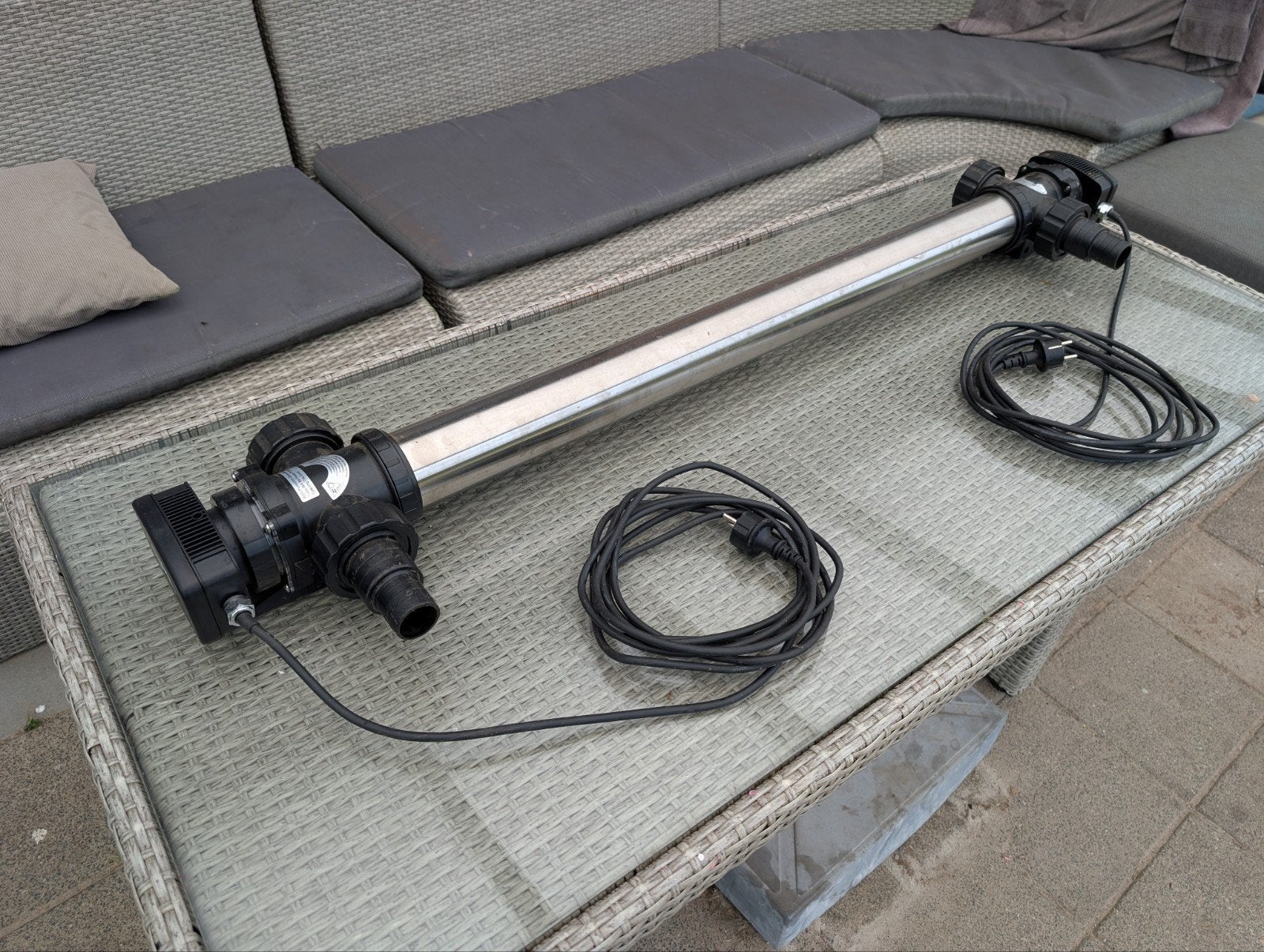 Wiltec UVC-lamp 110W., Ophalen