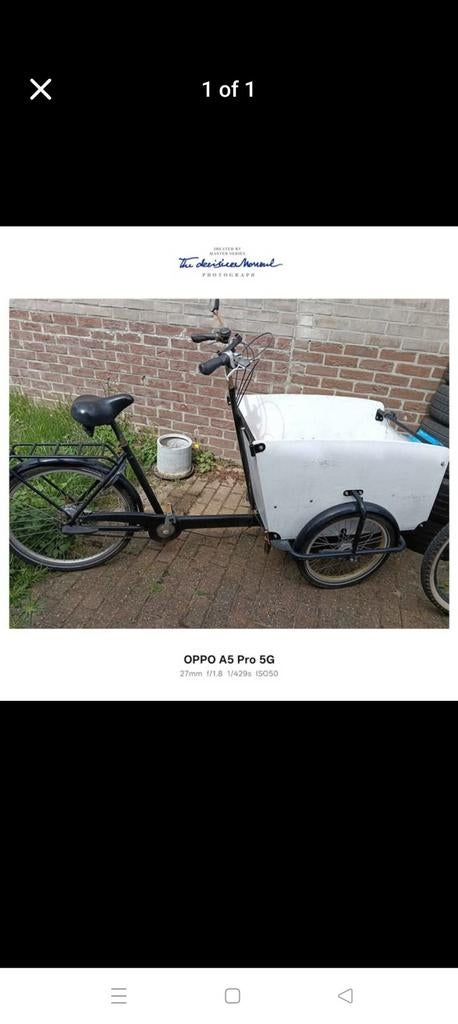 Babboe bakfiets - werkt goed, Overige merken, Gebruikt, Ophalen of Verzenden, 2 kinderen