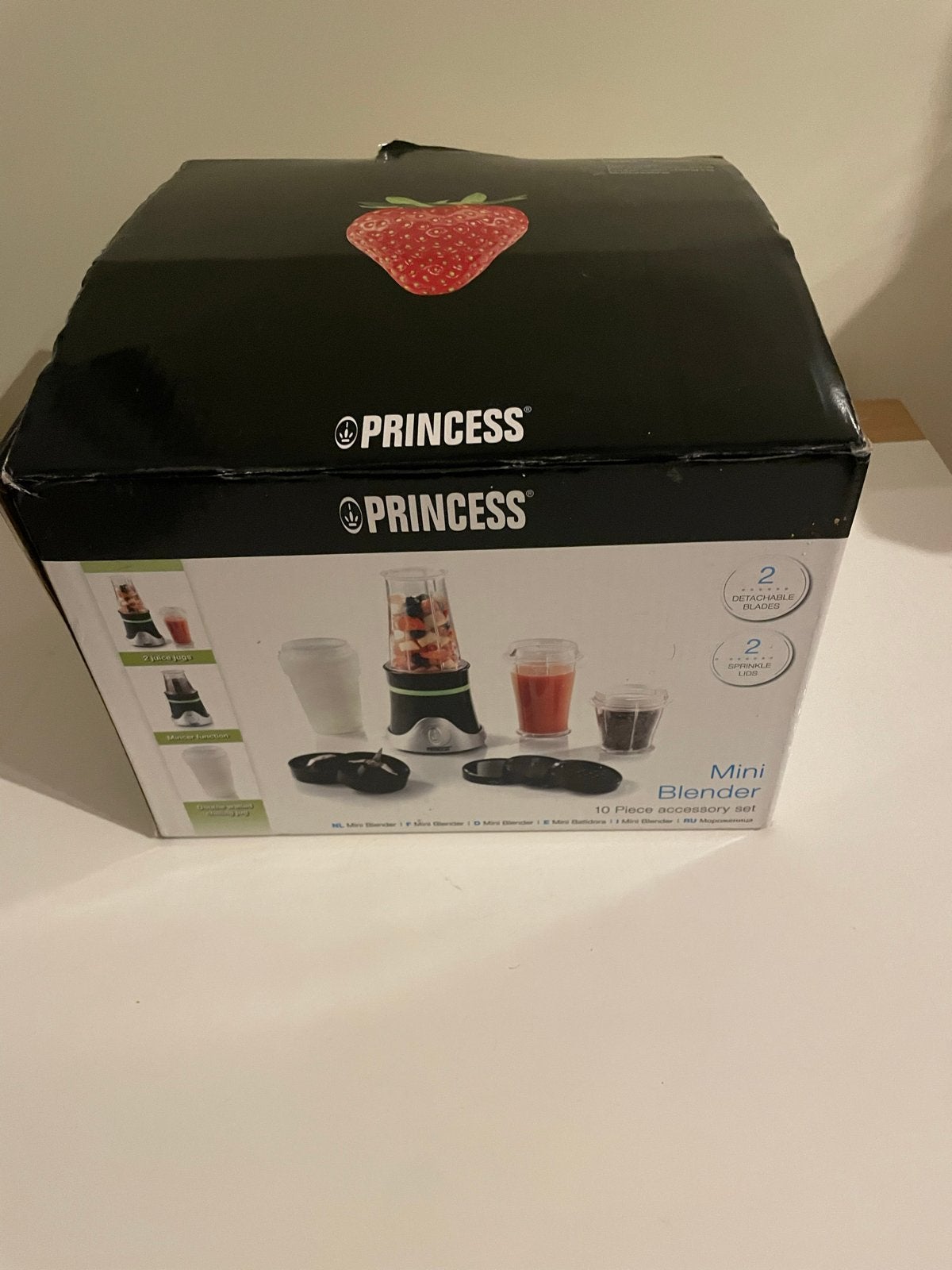 Princess Mini Blender - Compact en Krachtig, Ophalen of Verzenden, Zo goed als nieuw, Vaatwasserbestendig, Minder dan 1 liter