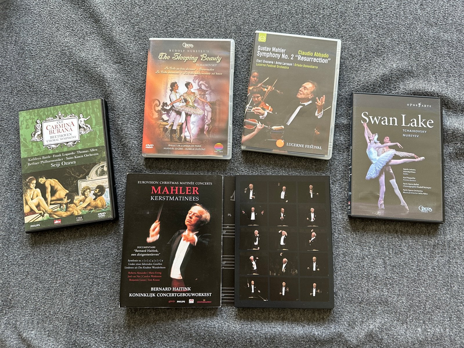 Klassieke Muziek DVD Collectie: Mahler, Tsjaikovski, Orff, Gebruikt, Mahler, Ophalen of Verzenden, Romantiek