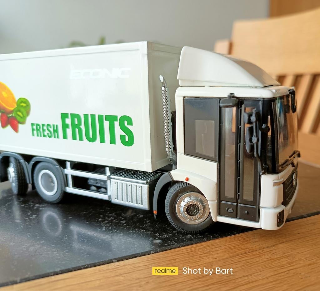M-B ECONIC DISTRIBUTIE AUTO MET KLEP NZG, Ophalen of Verzenden, Nieuw, Bus of Vrachtwagen, NZG
