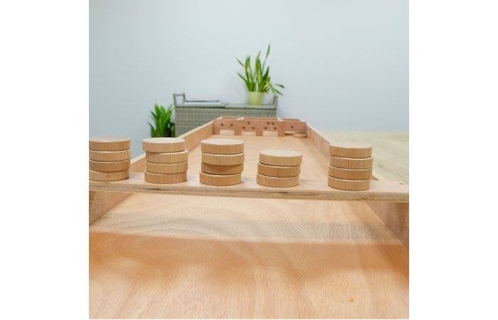 Cougar Classic Sjoelbak Wedstrijd Hout 200cm van €119 nu €79, Een of twee spelers, Ophalen of Verzenden, Nieuw, Cougar