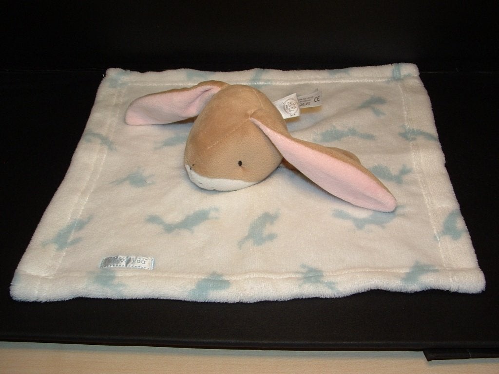 JAINCO HAAS/KONIJN HAZELTJE KNUFFELDOEK GUESS HOW, Kinderen en Baby's, Speelgoed | Knuffels en Pluche, Verzenden, Nieuw, Overige typen