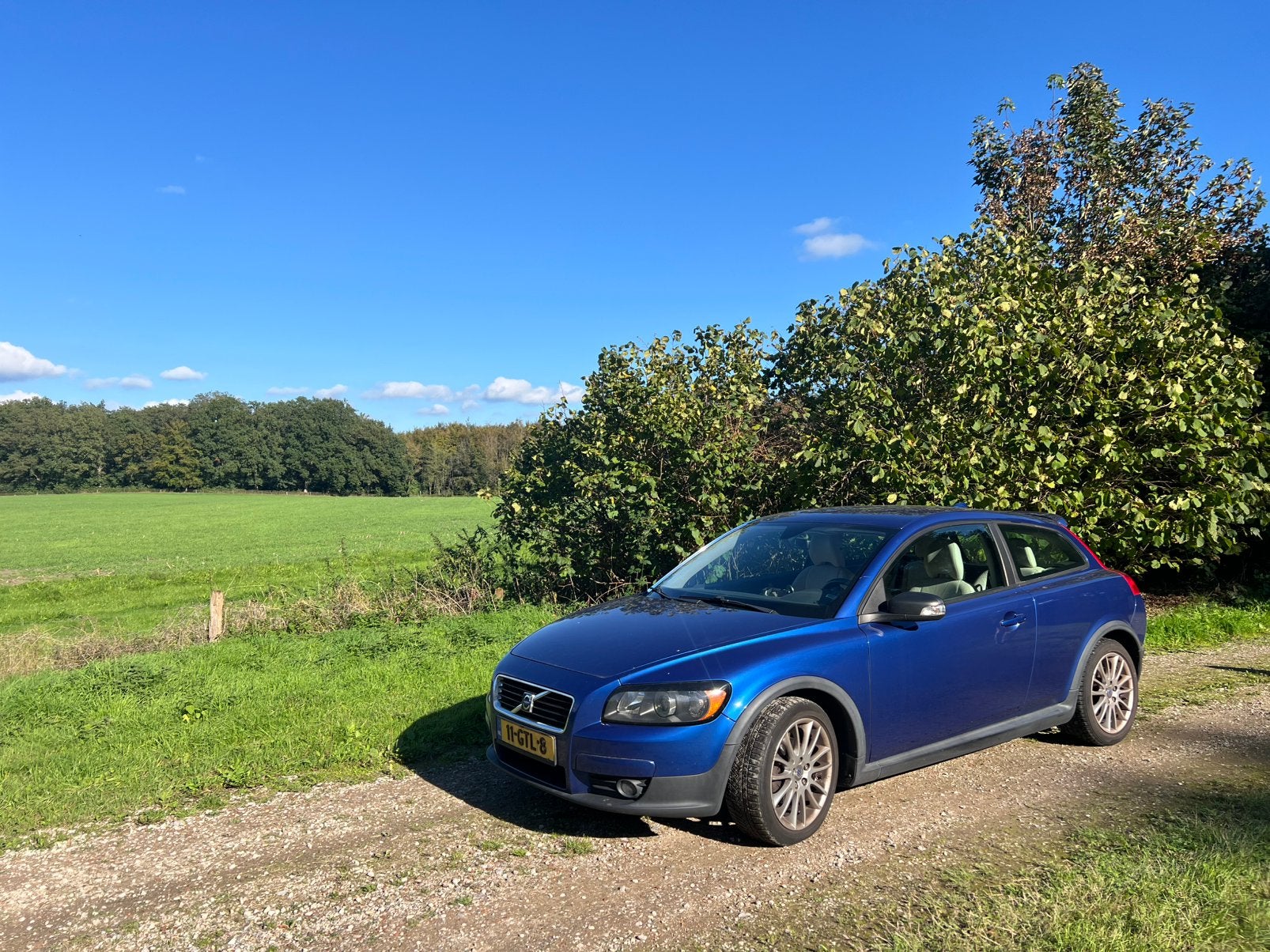 Volvo C30 1.8 2008 Blauw, Auto's, Voorwielaandrijving, 1228 kg, 125 pk, Beige
