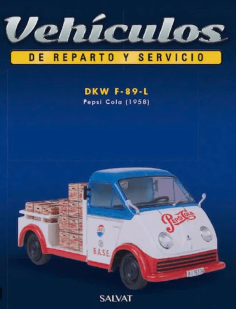 DKW F-89-L Pepsi Cola 1958 1/43 reparto / servicio # 50, Verzenden, Nieuw, Auto, Overige merken