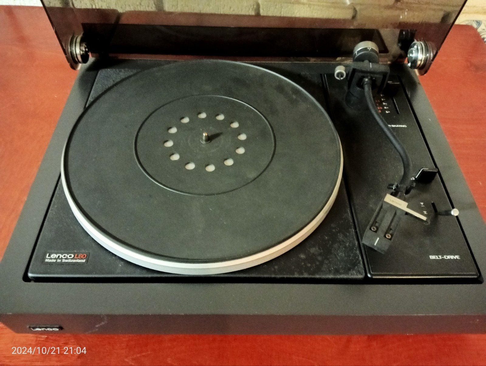 Lenco L60 Platenspeler - Zo goed als nieuw, Ophalen of Verzenden, Zo goed als nieuw, Platenspeler, Overige merken