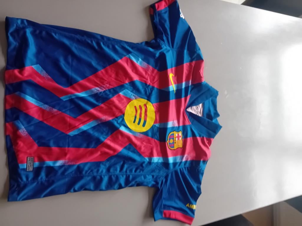 FC Barcelona Gavi Thuisshirt - Uniek Design, Maat M, Ophalen of Verzenden, Gebruikt, Shirt
