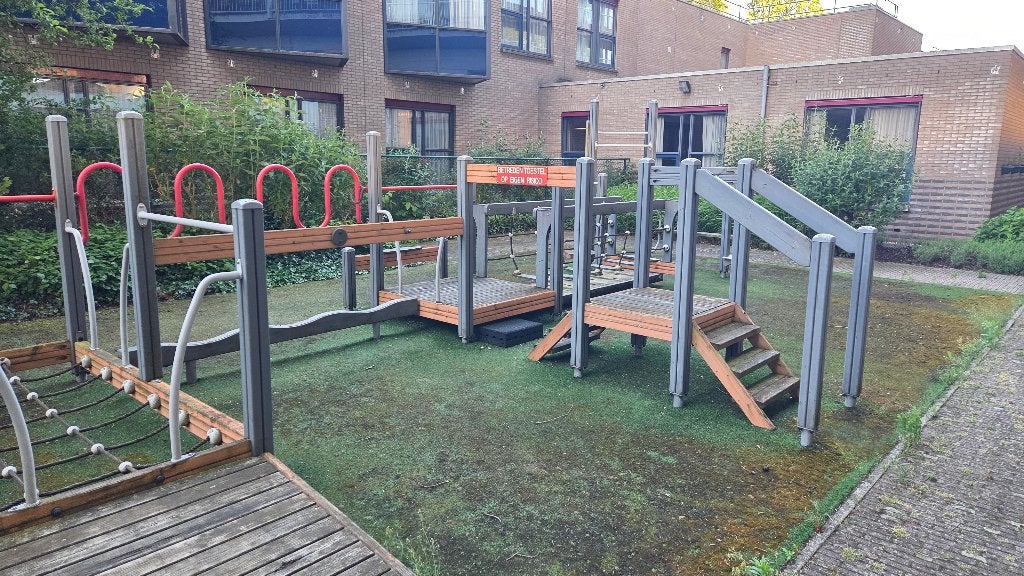 Speeltuin, speel, klimrek beweegtoestel ouderen ( 357 ), Ophalen, Zo goed als nieuw, Klimwand, Nb