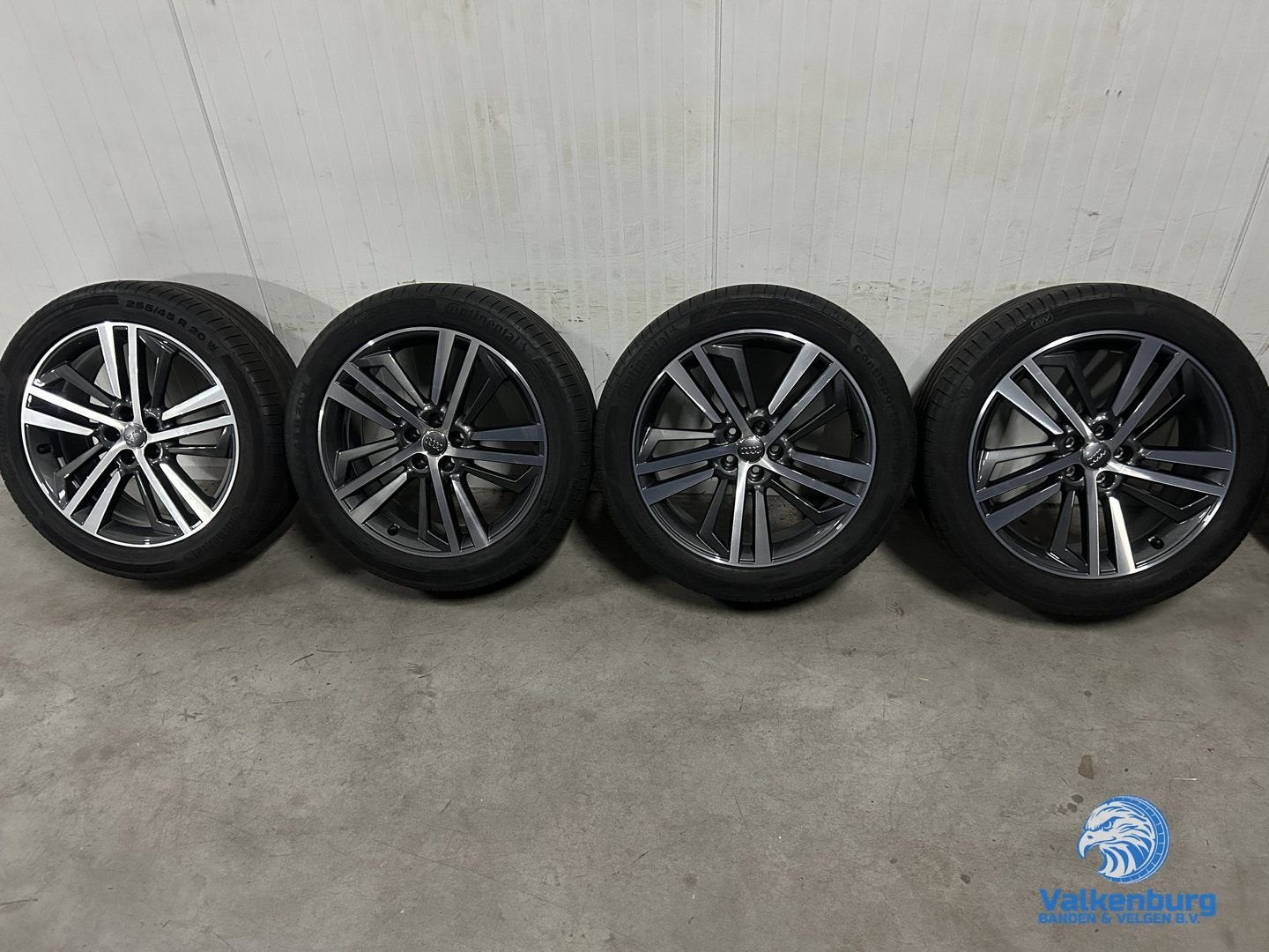 5-6mm! Originele Audi Q5 SQ5 80A 20 inch velgen 5x112 zomerb, Auto-onderdelen, Banden en Velgen, Gebruikt, 255 mm, -, -