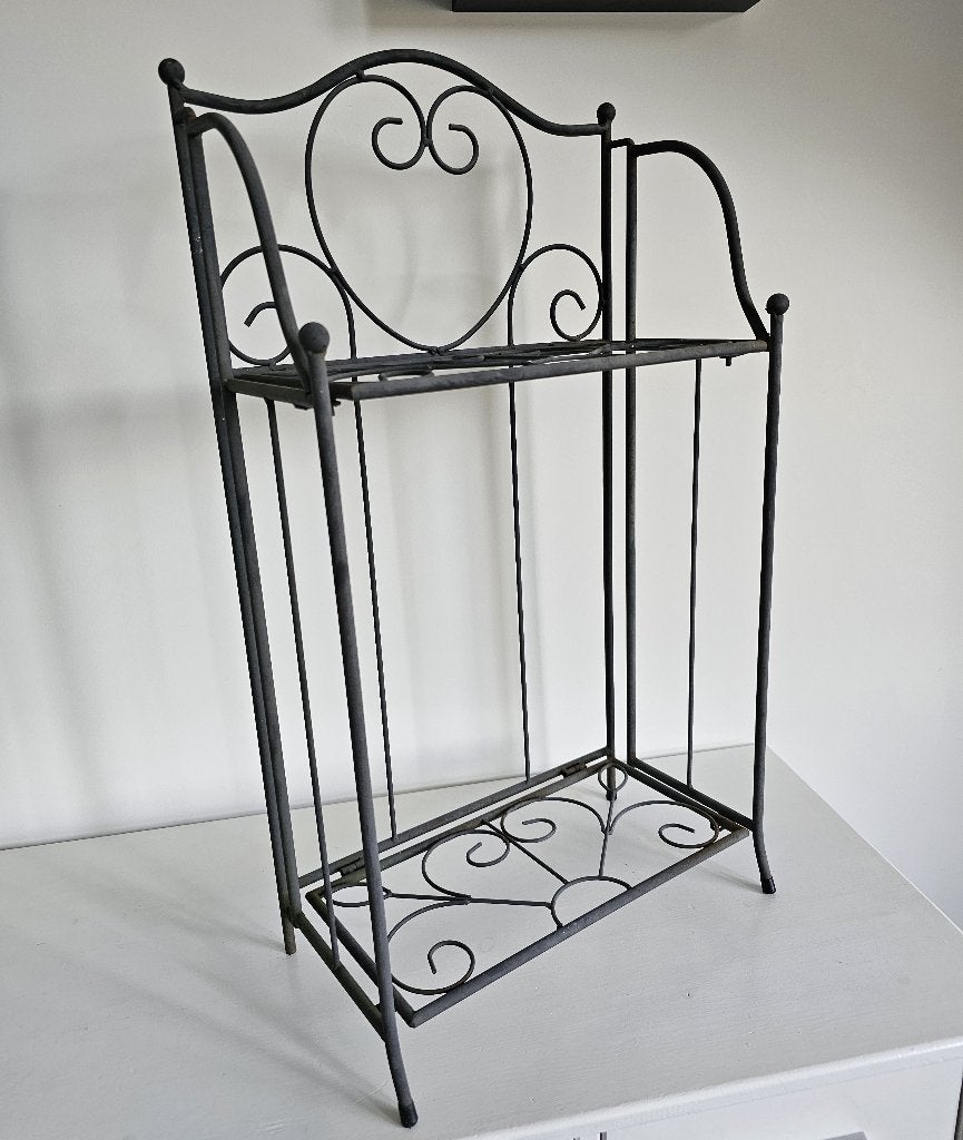 LEUK OUD BROCANT METALEN REK, Ophalen of Verzenden