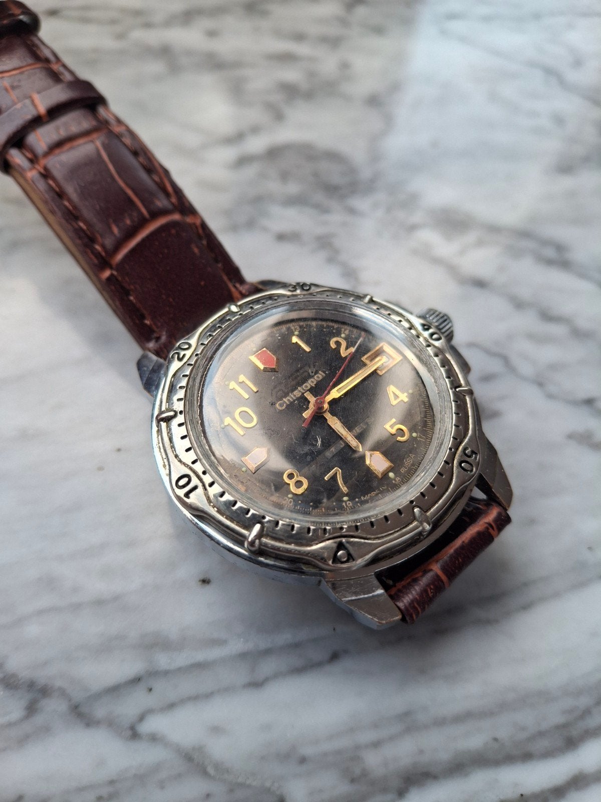 Vintage Vostok Komandirskie USSR – Mechanical –Military Dial, Verzenden