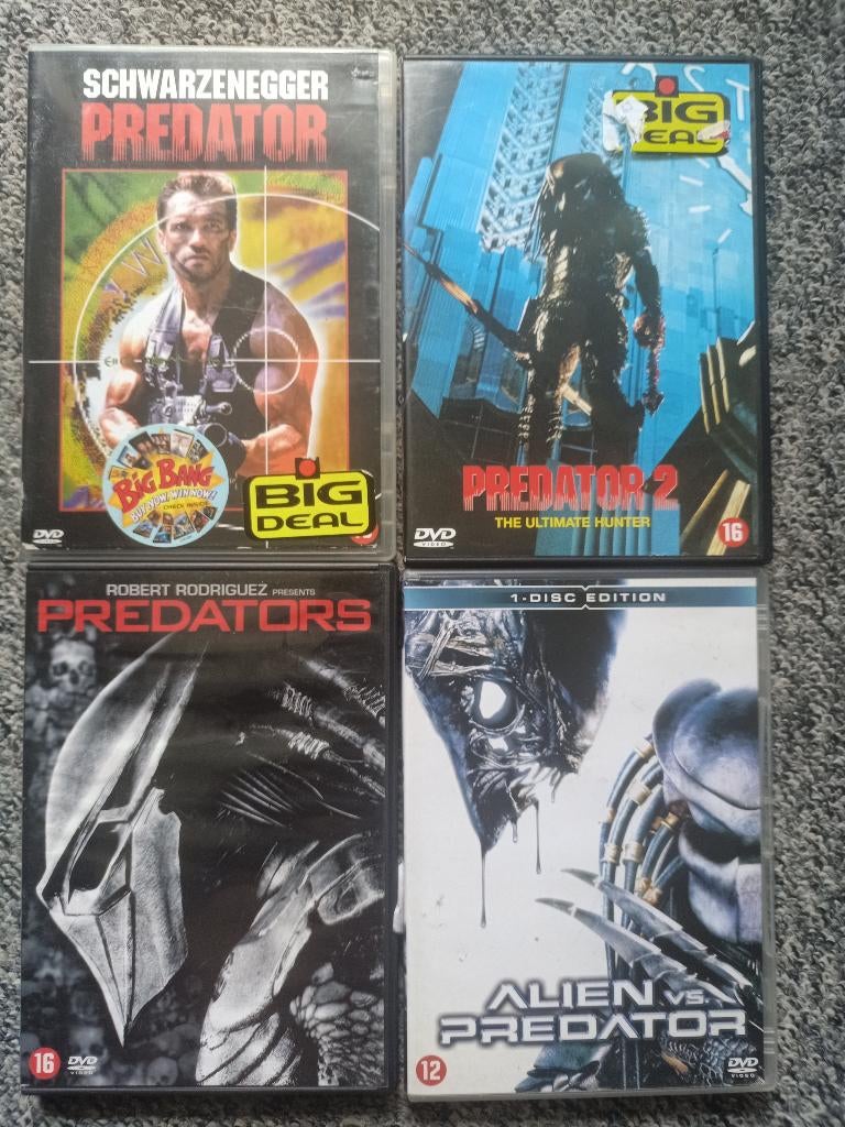Predator, Predator 2, Predators, Alien versus Predator, Vanaf 16 jaar, Ophalen of Verzenden, Zo goed als nieuw, Actiethriller
