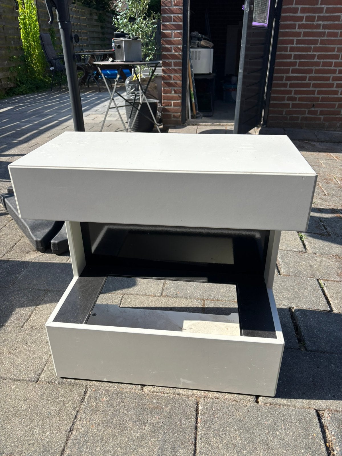 Xaralyn openhaard ombouw wit schouw, Huis en Inrichting, Ophalen of Verzenden, Zo goed als nieuw, Inbouwhaard, Houthaard