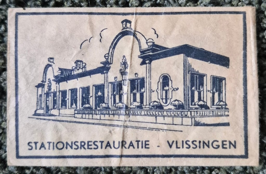 Suikerzakje Stationsrestauratie Vlissingen, Ophalen of Verzenden, Nederland