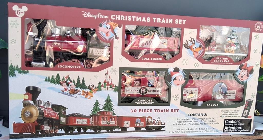 Disney kersttrein eerste editie, Ophalen of Verzenden, Overige figuren, Gebruikt, Overige typen