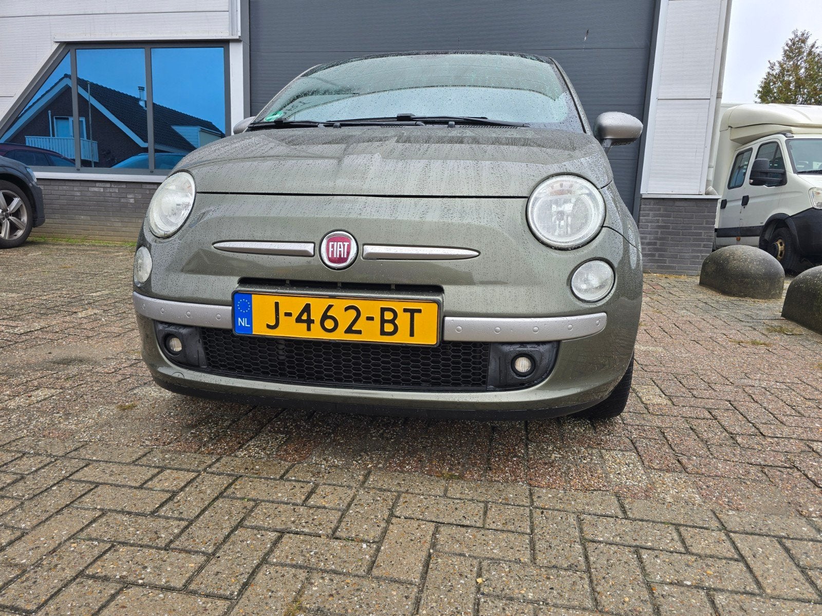 Fiat 500 1.2 C 2009 Groen speciale  uitvoering (Diesel) ., Auto's, Voorwielaandrijving, 1242 cc, 4 cilinders, 840 kg
