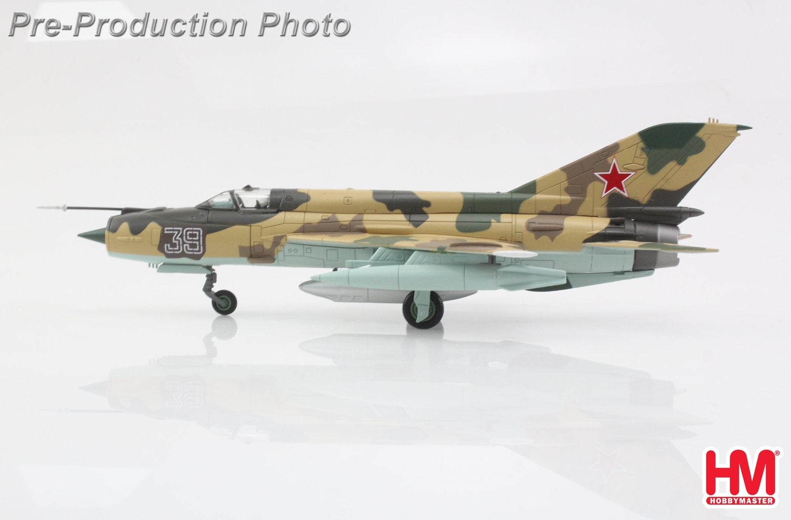 Hobby Master HA0005 | Mikoyan-Gurevich MIG-21R Fishbed, Ophalen, Schaalmodel, Nieuw, Pilot Station