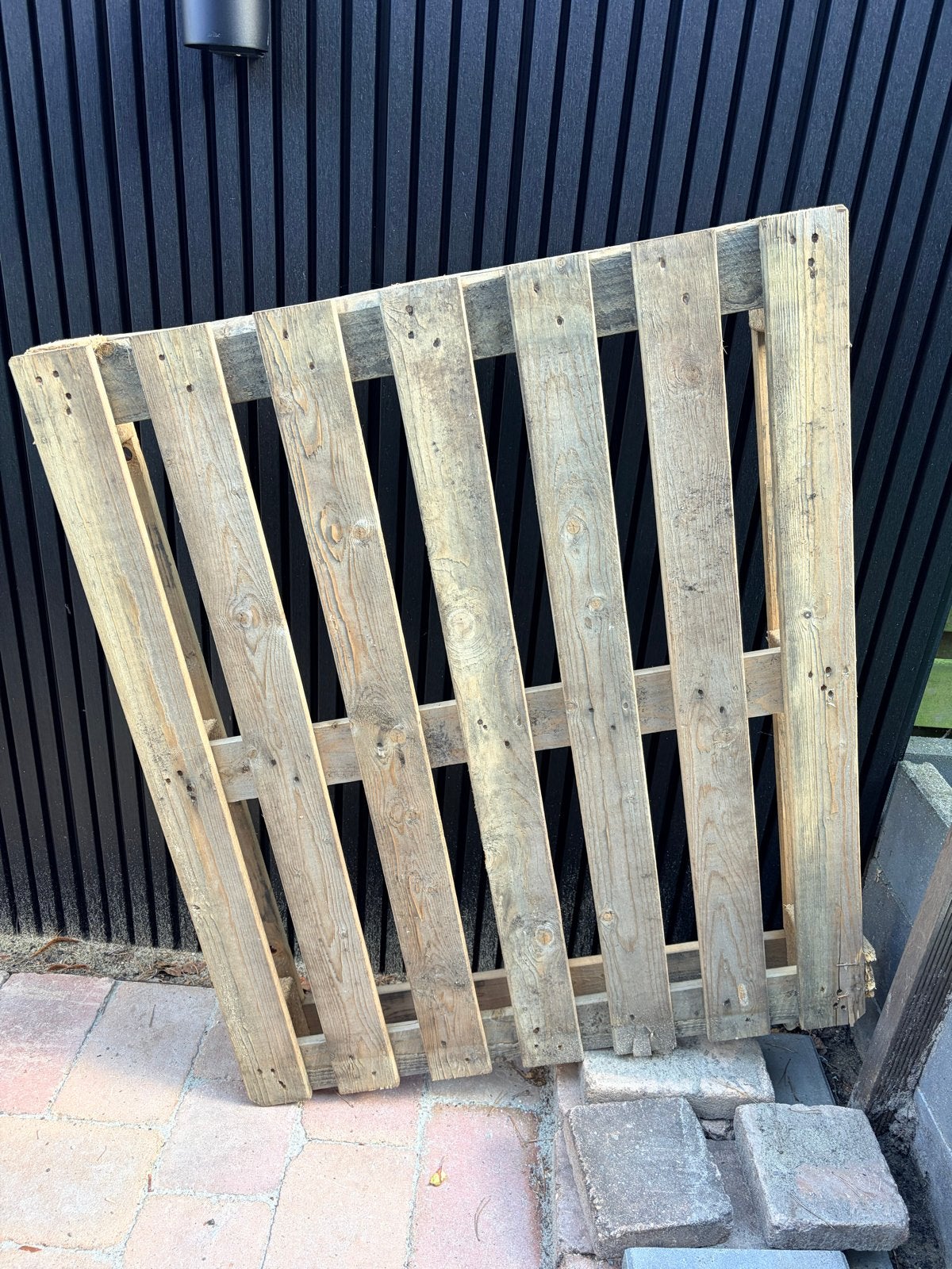 Houten pallet 100 x 120cm, Ophalen, Gebruikt, 50 mm of meer, Pallet