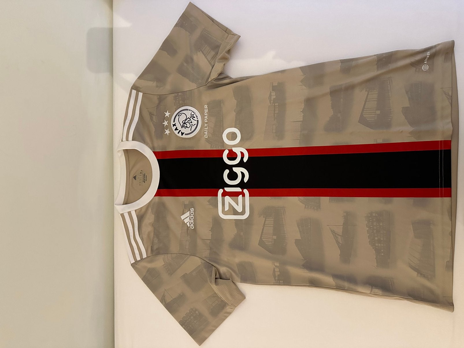 Ajax x daily paper 3de shirt 22/23. Maat L, Maat L, Ophalen of Verzenden, Zo goed als nieuw, Shirt
