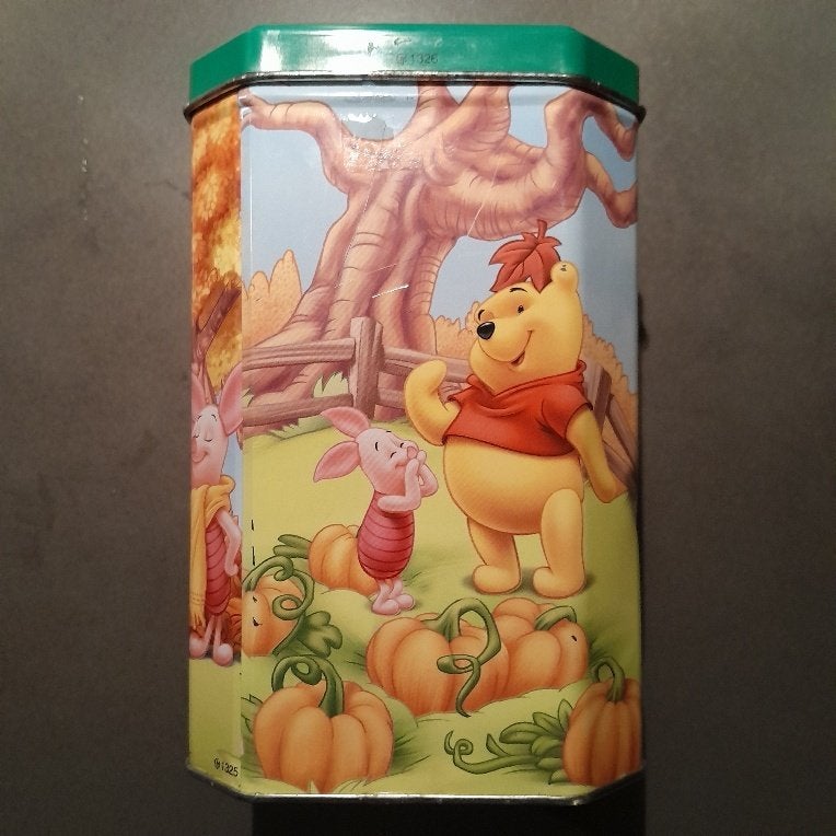 Vierkant Blik "Winnie the Pooh voor koekjes en zo, Verzamelen, Ophalen of Verzenden, Zo goed als nieuw, Koek(jes), Overige merken