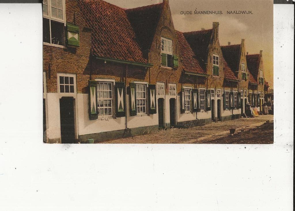 Naaldwijk Oude Mannenhuis, Ophalen of Verzenden, Voor 1920, Ongelopen, Zuid-Holland