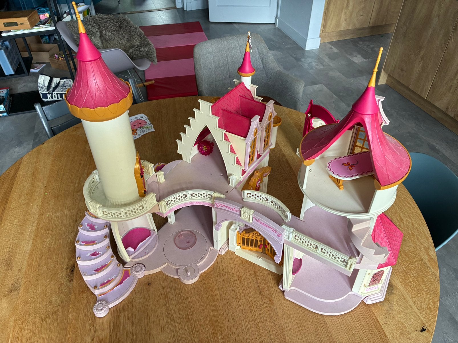 Playmobil prinsessen kasteel (niet helemaal compleet), Kinderen en Baby's, Ophalen, Gebruikt, Losse onderdelen, Kasteel/Fort