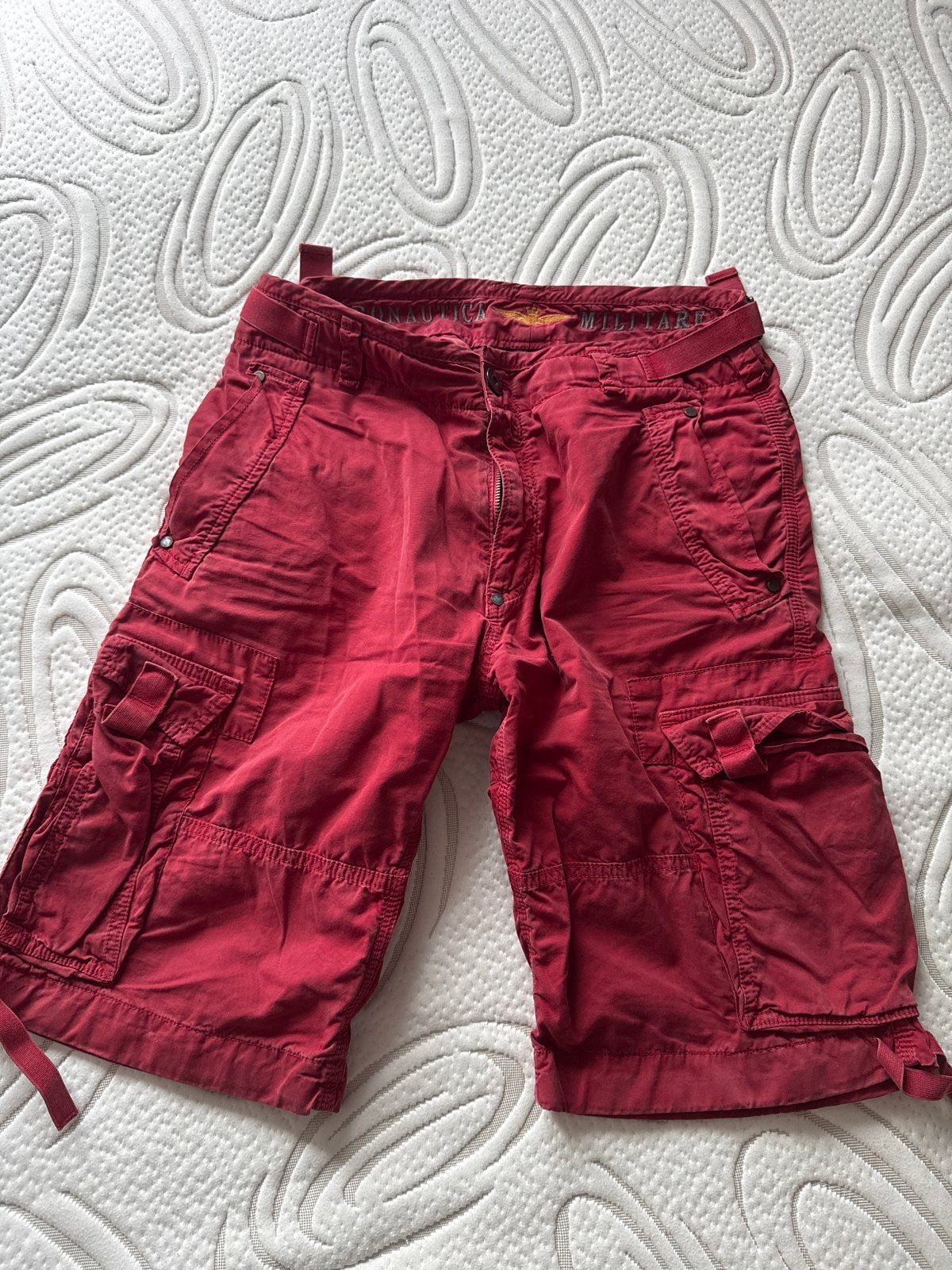 Aëronautica drie kwart - Comfortabel en stijlvol, Ophalen, Gedragen, Maat 46 (S) of kleiner, Rood