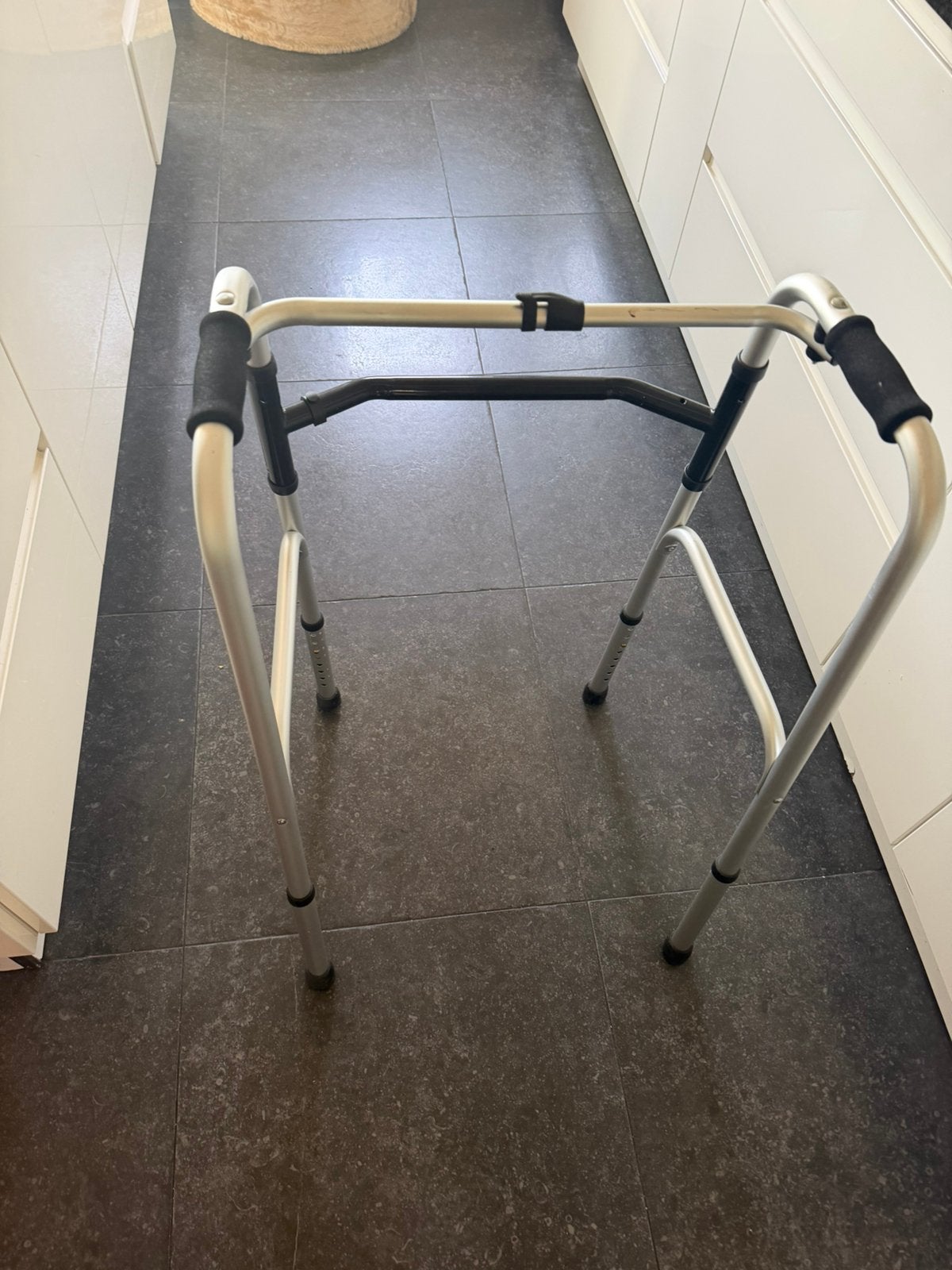 Looprek , aluminium, Ophalen, Zo goed als nieuw